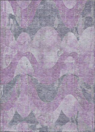 Piper Looms Chantille Swirls ACN1786 Lavender Machine Washable Area Rug main image