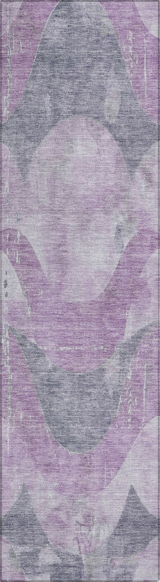 Piper Looms Chantille Swirls ACN1786 Lavender Machine Washable Area Rug Runner Main Image