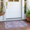 Piper Looms Chantille Swirls ACN1786 Lavender Machine Washable Area Rug Scatter Outdoor Lifestyle Image Feature