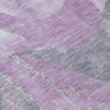 Piper Looms Chantille Swirls ACN1786 Lavender Machine Washable Area Rug Swatch Image