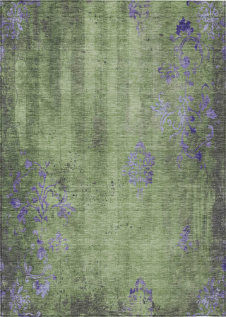 Piper Looms Chantille Floral ACN1788 Aloe Machine Washable Area Rug main image