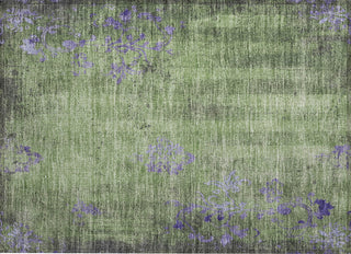 Piper Looms Chantille Floral ACN1788 Aloe Machine Washable Area Rug Scatter Main Image