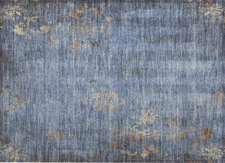 Piper Looms Chantille Floral ACN1788 Denim Machine Washable Area Rug Scatter Main Image