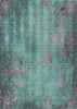 Piper Looms Chantille Floral ACN1788 Seafoam Machine Washable Area Rug main image