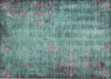 Piper Looms Chantille Floral ACN1788 Seafoam Machine Washable Area Rug Scatter Main Image
