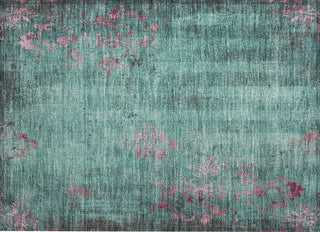 Piper Looms Chantille Floral ACN1788 Seafoam Machine Washable Area Rug Scatter Main Image