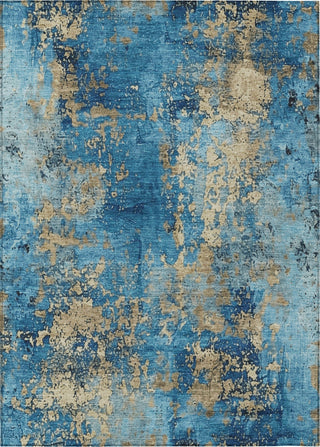 Piper Looms Chantille Modern ACN1789 Blue Machine Washable Area Rug main image