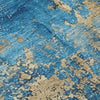 Piper Looms Chantille Modern ACN1789 Blue Machine Washable Area Rug Swatch Image