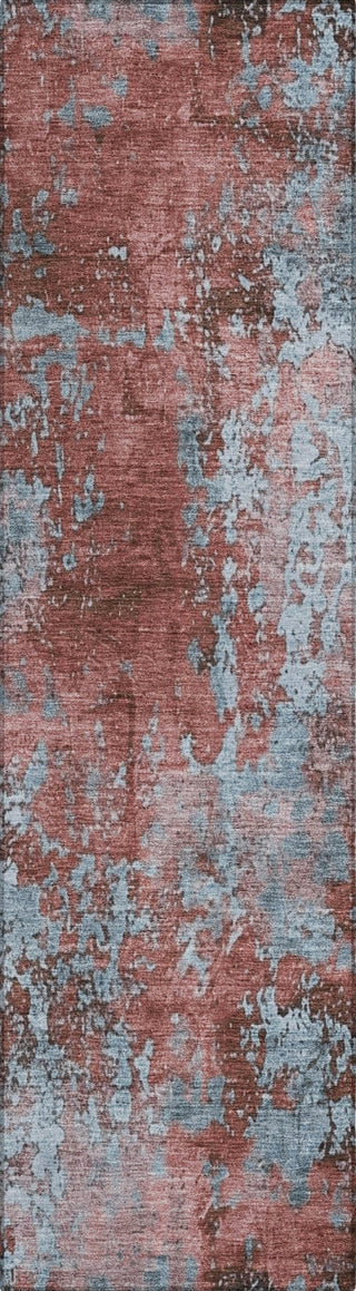 Piper Looms Chantille Modern ACN1789 Coral Machine Washable Area Rug Runner Main Image