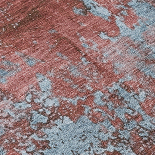 Piper Looms Chantille Modern ACN1789 Coral Machine Washable Area Rug Swatch Image