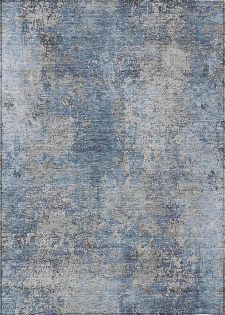 Piper Looms Chantille Modern ACN1789 Denim Machine Washable Area Rug main image