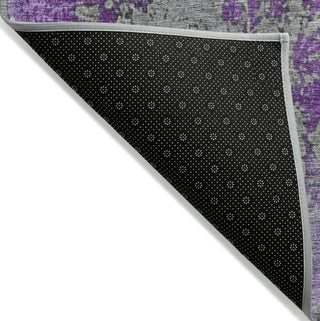 Piper Looms Chantille Modern ACN1789 Purple Machine Washable Area Rug Backing Image