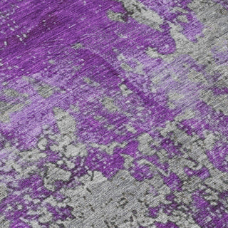 Piper Looms Chantille Modern ACN1789 Purple Machine Washable Area Rug Swatch Image