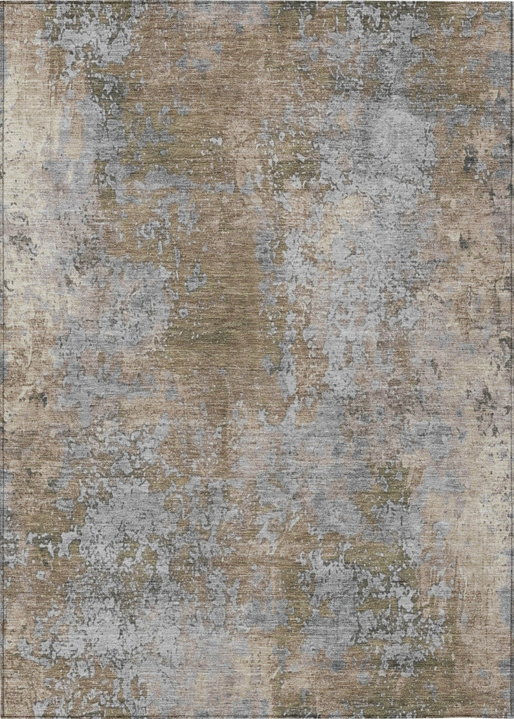Piper Looms Chantille Modern ACN1789 Taupe Machine Washable Area Rug main image