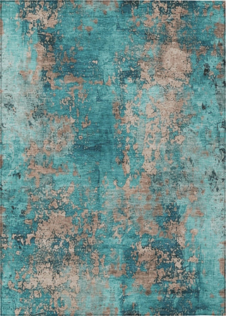 Piper Looms Chantille Modern ACN1789 Teal Machine Washable Area Rug main image