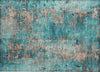 Piper Looms Chantille Modern ACN1789 Teal Machine Washable Area Rug Scatter Main Image