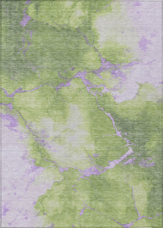 Piper Looms Chantille Abstract ACN1790 Aloe Machine Washable Area Rug main image