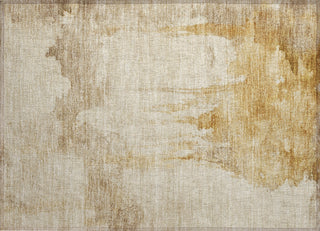 Piper Looms Chantille Modern ACN1791 Gold Machine Washable Area Rug Scatter Main Image