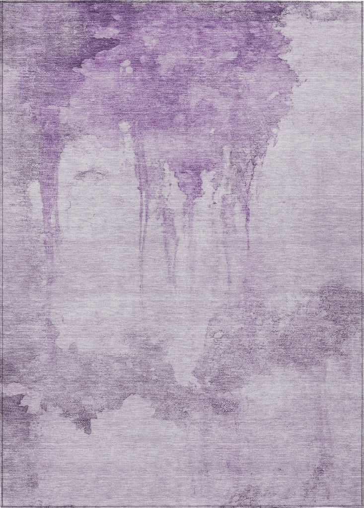 Piper Looms Chantille Modern ACN1791 Lavender Machine Washable Area Rug main image