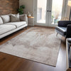 Piper Looms Chantille Modern ACN1791 Taupe Machine Washable Area Rug Lifestyle Image Feature