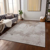 Piper Looms Chantille Modern ACN1791 Taupe Machine Washable Area Rug Lifestyle Image Feature