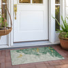 Piper Looms Chantille Modern ACN1792 Emerald Machine Washable Area Rug Scatter Outdoor Lifestyle Image Feature