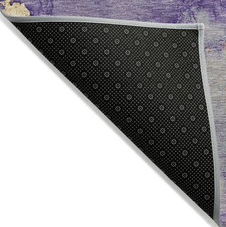 Piper Looms Chantille Modern ACN1794 Purple Machine Washable Area Rug Backing Image