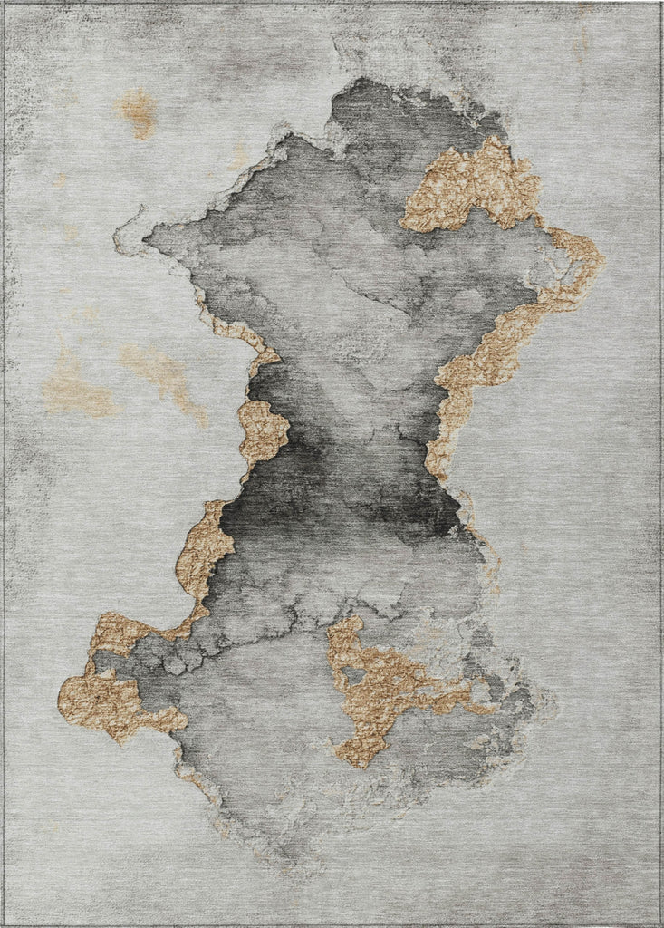 Piper Looms Chantille Modern ACN1795 Gray Machine Washable Area Rug main image