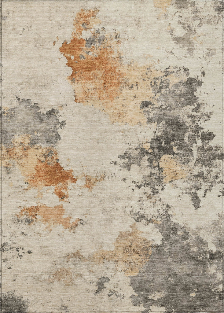 Piper Looms Chantille Modern ACN1803 Rust Machine Washable Area Rug main image