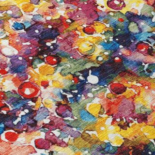 Piper Looms Chantille Christmas ACN1806 Navy Machine Washable Area Rug Swatch Image