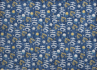 Piper Looms Chantille Christmas ACN1810 Navy Machine Washable Area Rug Scatter Main Image