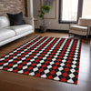 Piper Looms Chantille Christmas ACN1812 Black Machine Washable Area Rug Lifestyle Image Feature