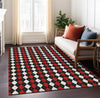 Piper Looms Chantille Christmas ACN1812 Black Machine Washable Area Rug Lifestyle Image Feature