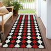 Piper Looms Chantille Christmas ACN1812 Black Machine Washable Area Rug Runner Outdoor Lifestyle Image Feature