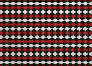 Piper Looms Chantille Christmas ACN1812 Black Machine Washable Area Rug Scatter Main Image