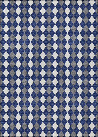 Piper Looms Chantille Christmas ACN1812 Navy Machine Washable Area Rug main image