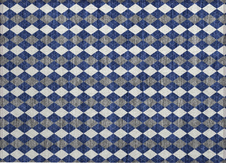 Piper Looms Chantille Christmas ACN1812 Navy Machine Washable Area Rug Scatter Main Image