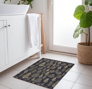 Piper Looms Chantille Christmas ACN1813 Black Machine Washable Area Rug Scatter Lifestyle Image Feature