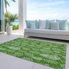 Piper Looms Chantille Christmas ACN1813 Green Machine Washable Area Rug Outdoor Lifestyle Image Feature