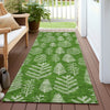 Piper Looms Chantille Christmas ACN1813 Green Machine Washable Area Rug Runner Outdoor Lifestyle Image Feature