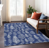 Piper Looms Chantille Christmas ACN1813 Navy Machine Washable Area Rug Lifestyle Image Feature
