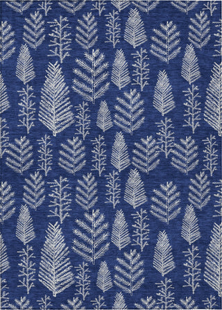 Piper Looms Chantille Christmas ACN1813 Navy Machine Washable Area Rug main image