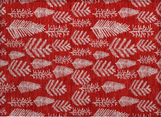 Piper Looms Chantille Christmas ACN1813 Red Machine Washable Area Rug Scatter Main Image