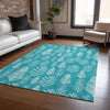 Piper Looms Chantille Christmas ACN1813 Teal Machine Washable Area Rug Lifestyle Image Feature