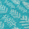 Piper Looms Chantille Christmas ACN1813 Teal Machine Washable Area Rug Swatch Image