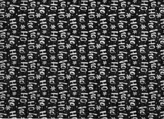 Piper Looms Chantille Christmas ACN1814 Black Machine Washable Area Rug Scatter Main Image