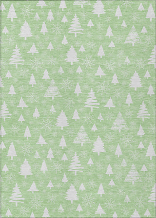 Piper Looms Chantille Christmas ACN1815 Mint Machine Washable Area Rug main image