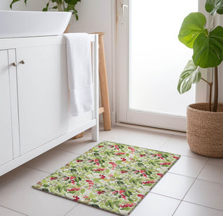 Piper Looms Chantille Christmas ACN1816 Aloe Machine Washable Area Rug Scatter Lifestyle Image Feature
