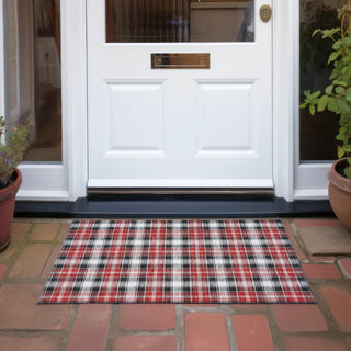 Piper Looms Chantille Christmas ACN1817 Black Machine Washable Area Rug Scatter Outdoor Lifestyle Image Feature