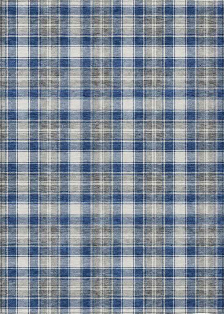 Piper Looms Chantille Christmas ACN1817 Navy Machine Washable Area Rug main image